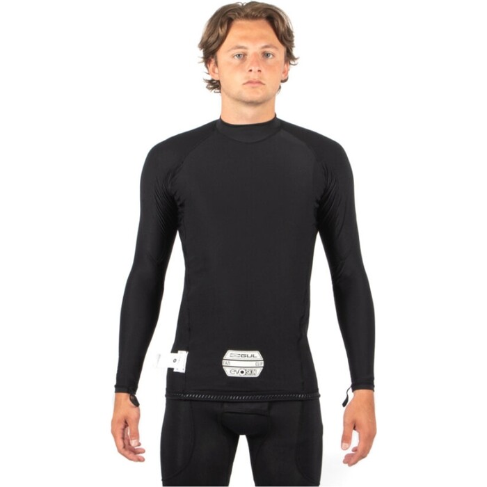 Gul Hombres Code Zero 2024 Evoskin Chaleco De Licra De Manga Larga CZ0001 - Black